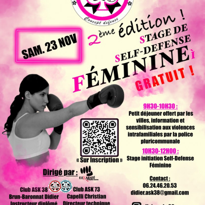 Initiation à la self défense contre les violences faites aux femmes