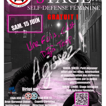 Initiation à la self défense contre les violences faites aux femmes